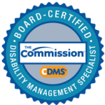 CDMS board-certified disability management specialist certification badge